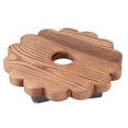 thumbnail image 4 of Soporte para plantas extraíble, soporte redondo de flores, soporte para plantas de madera extraíble, multifuncional, 4 of 8