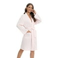 thumbnail image 7 of Sunsent Womens Waffle Robe Soft Kimono Spa Bathrobe Lightweight Mid-Length Sleepwear Loungewear, 7 of 7