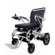 Alton Mobility- Premium Lightweight 55lbs Electric Wheelchairs, 265lbs Max Load -10miles - 500W - Black