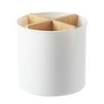 thumbnail image 2 of Makeup Brush Cup with Weighted Base and Removable Dividers for Secure Desktop Storage, 2 of 8