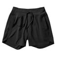 thumbnail image 3 of Lmueinov Women's 7" Athletic Running Long Shorts Workout Hiking Shorts Quick Dry High Waisted Active Zipper Pocket, 2026 Summer Trendy, 3 of 7