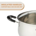 thumbnail image 5 of Supor 4.3QT Stainless Steel Saucepot with Glass Lid – 22cm Saucepan for Soups, Induction Compatible, Sauces & Simmering, 5 of 9