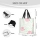thumbnail image 2 of Disketp Cute Pigs Bolsa Tote de Lona para Mujer, Bolso de Hombro y Cruzado con Cierre de Cremallera, 2 of 6