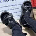 thumbnail image 1 of Skull Home Slippers Fashion Punk Flip Flop Sandalias de verano antideslizantes (40-41 Black), 1 of 6
