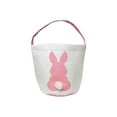 thumbnail image 2 of FeiFu Easter Bunny Barrel Bag Portable Bunny Themed Gift Tote Bag Reusable Lightweight Storage Bag for Holiday Party Favor Candy Egg Storage Supplies, 2 of 6