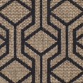 thumbnail image 5 of SAFAVIEH Courtyard Bristol Geometric Indoor/Outdoor Runner Rug, 2'3" x 8', Brown/Black, 5 of 6