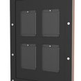 thumbnail image 4 of Decoraciones de marcos de s, borde de tornillo de montaje en pared, caja de de juego de borde negro de decoración del hogar, soporte de , pantalla de 4 celdas Yotijar Titular de la caja de la tarjeta de juego, 4 of 8