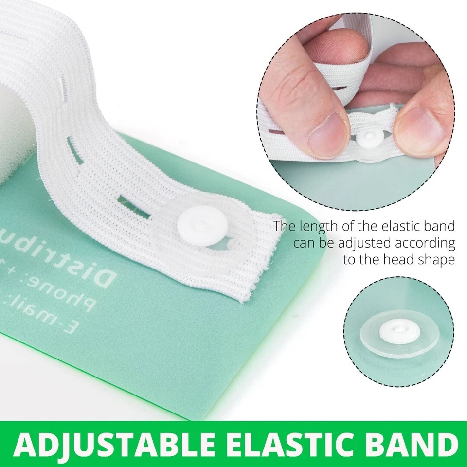 CIRCLE- 10 Pcs Reusable Safety Face Shield Full Protection Clear Anti-Fog Visor Guard