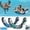 green+blue, variant on 2Pcs Inflatable Pool Noodles for Adults, Large Heavy Duty Floating Pool Lounger Pool Float Loungers, Swim Noodles for Pool, Beach, Lake, Water Games, Summer Party
