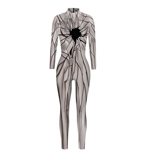 Disfraz de fantasma terrorífico para adultos, mono Sexy de diablo para Halloween, para niños y niñas, fiesta de carnaval, Día de los muertos