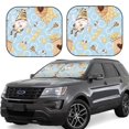 thumbnail image 1 of Saiise Cute Gnome Bee Collects Honey for Foldable Car Sun Shades (2-Pack) Offer Sun Protection with an Easy-fold Design for Convenient Windshield Shading-Medium, 1 of 6