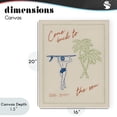thumbnail image 4 of Stupell Industries Contemporary Come Back To The Sea Canvas Art, 16 x 20, by The Prints Vibe, 4 of 8