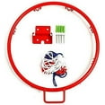 thumbnail image 4 of HUGFEGWE 32cm Basketball Hoop Netting Metal Rim Hanging Basket Basket- Wall Rim with Screws Indoor CJB91-49787, 4 of 8