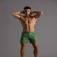 thumbnail image 6 of LYMAYTER S-4XL Men Casual Shorts Stretch Lightweight Quick Dry Breathable for Work Shorts with 3 Pockets, 6 of 8