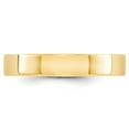 thumbnail image 6 of 14K Yellow Gold 4mm Light Weight Flat Band Ring Size 10.5, 6 of 7