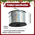 thumbnail image 3 of 100 Yards Crimped Curling Ribbon Roll 0.5Cm, Shiny Metallic Gift Wrapping String for Balloon Decoration, Party Supply, Silver, 3 of 4