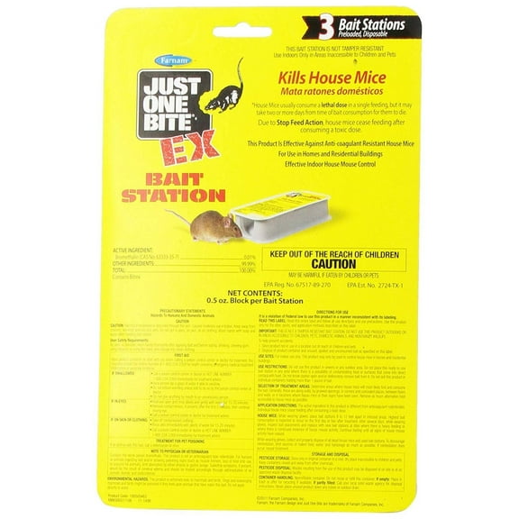 Farnam Just One Bite EX Bait Station, 3-Unit