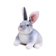 thumbnail image 1 of Simulated Rabbit Doll Little White Rabbit Doll Mascot Plush Toy Cloth Doll, 1 of 8