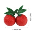 thumbnail image 3 of Simulation Fruit Squishy, Realistic Food Squeeze Toy, Slow Rebound Fidget for Calm & Relaxation, 3 of 6