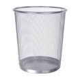 thumbnail image 1 of Metal Meshround Garbage Can Trash Can Garbage Can Wastebaskets for Bathroom Bedroom Office Kitchen Small Space Living Trash Bin, 1 of 6
