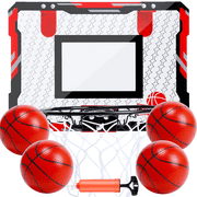 JoyStone Basketball Hoop for Kids, Over The Door Mini Basketball Hoops, Indoor Basketball Set for… — $22.48 (44% off)