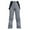 Gray, variant on Honeeladyy Clearance under 10$ Men's and women's Insulated Waterproof Ski Bib Overalls Snow Classic Waterproof And Warmth Thickened Ski Pants