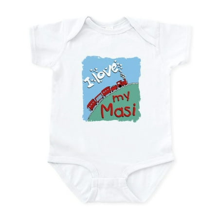 

CafePress - Train Masi Infant Bodysuit - Baby Light Bodysuit Size Newborn - 24 Months