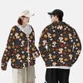 thumbnail image 4 of Balery Autumn Fox Sudadera ligera de manga larga con capucha y protección solar UPF 50+ para hombre y mujer, ideal para pesca y running-XX-Large, 4 of 7