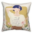 thumbnail image 2 of Creative Products Flower Girl 18 x 18 Spun Poly Pillow, 2 of 3
