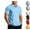 05# Light Blue, variant on Men's Quick-Dry Active Polo Shirts Short Sleeve Performance for Golf Tennis Daily Casual Collared T-Shirt Black M