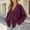 (Fashion 40)Purple, variant on Aimik Women's Oversized Cable Knit Cardigan Open Front Drop Shoulder Sweater Coat