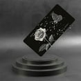 thumbnail image 6 of License Plate,Rose and Butterfly Sketch Decorative Front,Personalized Stainless Steel License Plate Cover For Men Women,12.2" X 6.2", 6 of 7