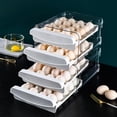 thumbnail image 2 of Tipo soporte para huevos para refrigera, de huevos de plástico con tapas, 40 huevos, caja de huevos de mantenimiento fresco, Gloria Estuche de huevo, 2 of 9