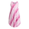 thumbnail image 4 of Terra & Sky Women's Plus Size Cotton Tie-Dye Tank Dress, Sizes 0X-5X, 4 of 4