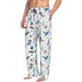 thumbnail image 3 of Kdxio Undersea Animals Print Men's Sleep Pajama Pant Lounge Pants with Pockets, 3 of 8