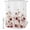 Red, variant on Small Stall Shower Curtain 36x78 Inch Narrow Half Size Navy Blue Spring Floral Bath Curtains Bathroom Decor, Elegant Pastoral Flowers Watercolor Waterproof Shower Curtain Set with Hooks 36 Inch