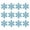 Sky Blue, variant on 12 Pcs Glitter Hollow Snowflake Ornaments for Christmas Tree Window Wall Winter Wonderland Hanging Decorations Plastic Snowflake Pendants 3.93 Inch
