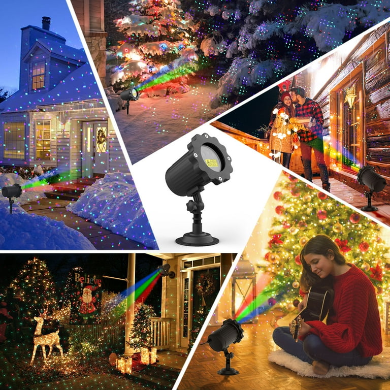 Indoor Outdoor Christmas Light Show Laser Projector Shelly Lighting