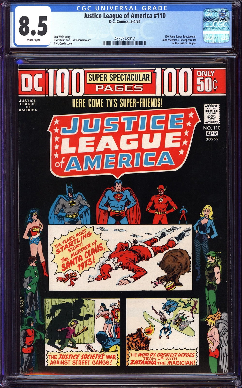 Cover of Justice League of America #110