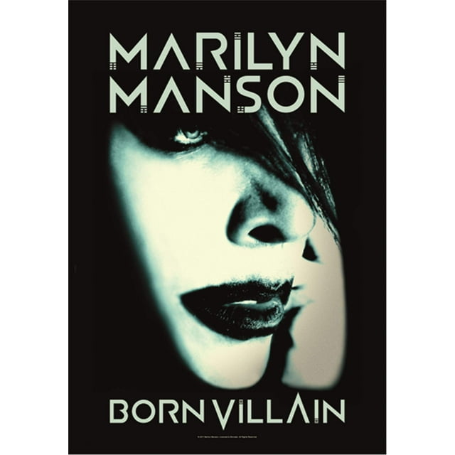 Marilyn Manson Poster Flag Born Villain
