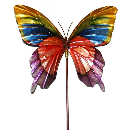 - Garden Stake Butterfly in Rainbow