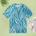 thumbnail image 4 of Animal Print Patterns Women's Short Sleeve T-Shirt Crew Neck Casual Summer Trendy Loose Fit Tops, 4 of 6