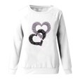 thumbnail image 4 of Vetsdori Valentine Sweatshirts for Women Valentine's Days Pullover Tops Casual Gifts for Girlfriend Love Heart Womens Sweatshirts Holiday, 4 of 4