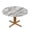 white marbling gold veins, variant on Modern Style Gold Marble Large Round Tablecloth Of 45"-50" Diameter, Retro Elastic Circle Dining Table Cover Cloth Washable for Party Banquet Wedding Indoor Outdoor