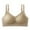 Khaki, variant on Wireless Push up Bras for Women, Deep V Neck Seamless T-Shirt Bralettes, No Underwire Full Cup Lingerie