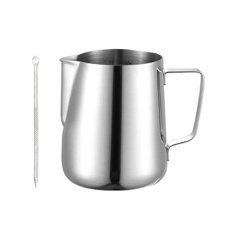 

Stainless Steel Accessories Milk Frothing Pitcher With Art Pen Latte Espresso