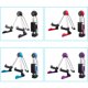 thumbnail image 4 of Yuarrent Soporte ajustable para guitarra de suelo, trípode plegable, soporte para guitarras acústicas, estante para bajos con marco en A, Accesorios para instrumentos musicales Púrpura, 4 of 6
