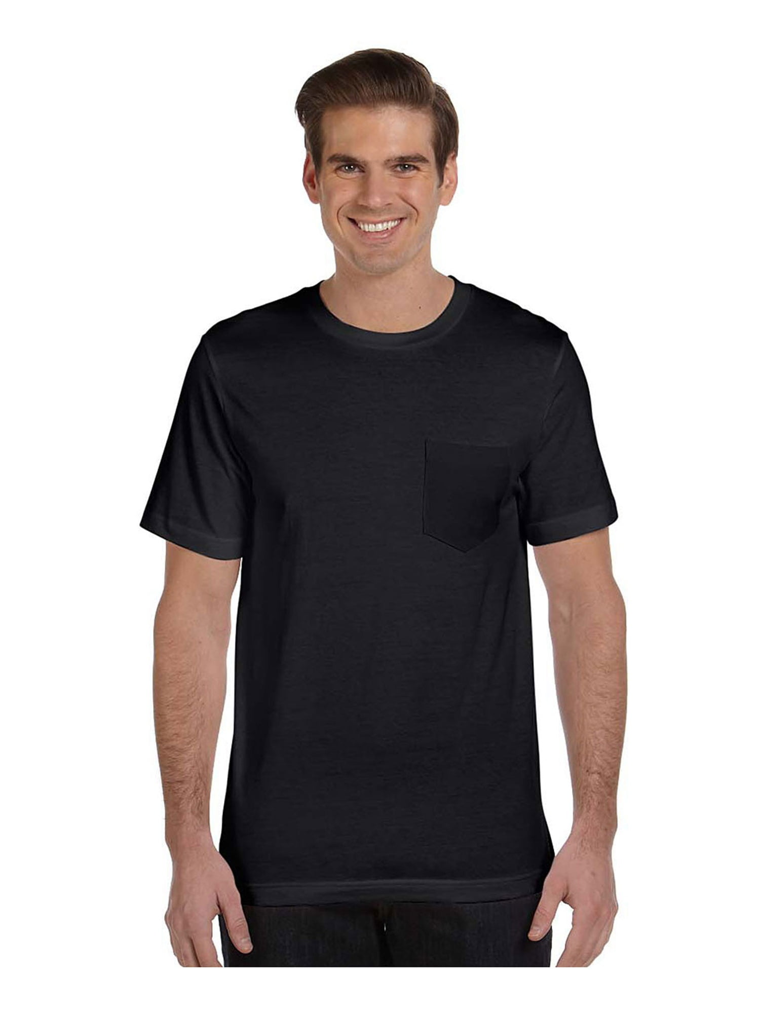 Bella Canvas Men’s Fitted Jersey Pocket T-Shirt, Style C3021 - Walmart.com