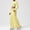 Yellow, variant on PISONIC Women's 2 Piece Lounge Sets Long Sleeve Crop Tops and Wide Leg Pants Set Matching Travel Airport Outfit