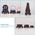 thumbnail image 2 of KAKOWELY Support de Boules de Cristal Style Antique Boules de Cristal en Résine Base Creuse Support de Sphère en Cristal de Résine, 1.3x"X1.3"X0.79 Pouces, 2 of 4